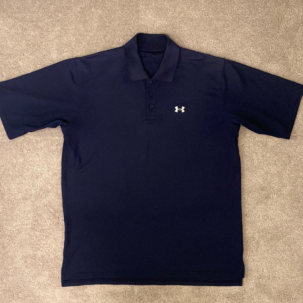 Under Armour Navy Golf Polo